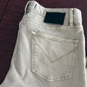 John Varvatos Men's Light Tan Slim Jeans